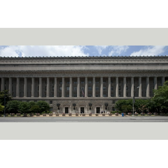 Print: Exterior, Herbert C. Hoover Building, U.S. Department Of Commerce