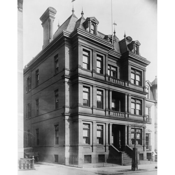 Print: Exterior Of Mexican Embassy, Washington, D.C.