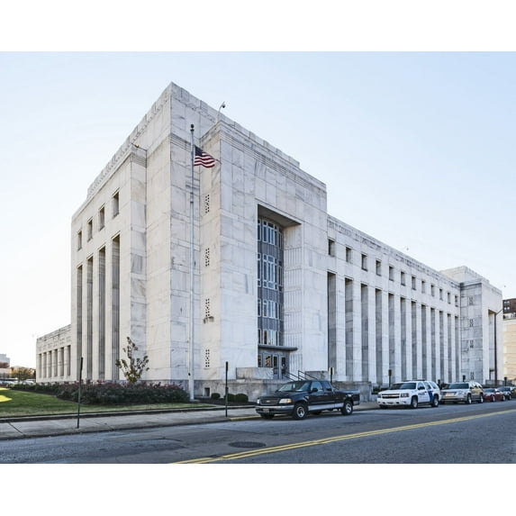 Print: Exterior. The Joel Solomon Federal Building And U.S. Courthouse