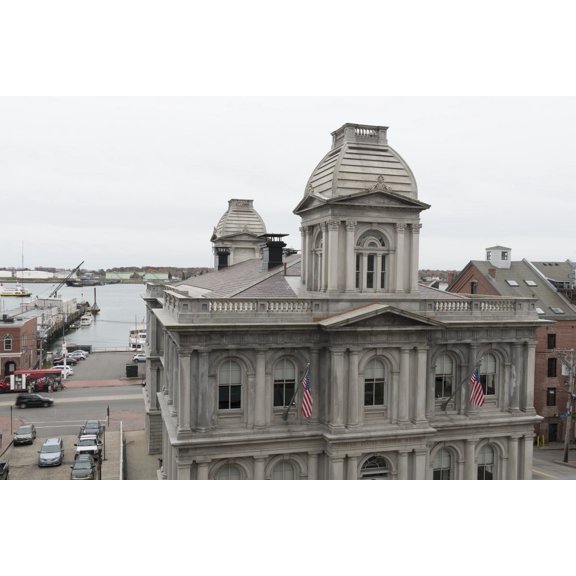 Print: Exterior. U.S. Custom House, Portland, Maine, 2013
