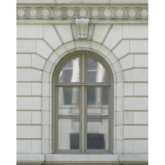 Print: Exterior Window Detail, U.S. Custom House, Houston, Texas, 2008