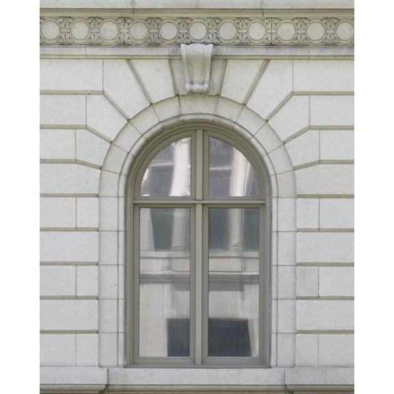 Print: Exterior Window Detail, U.S. Custom House, Houston, Texas, 2008