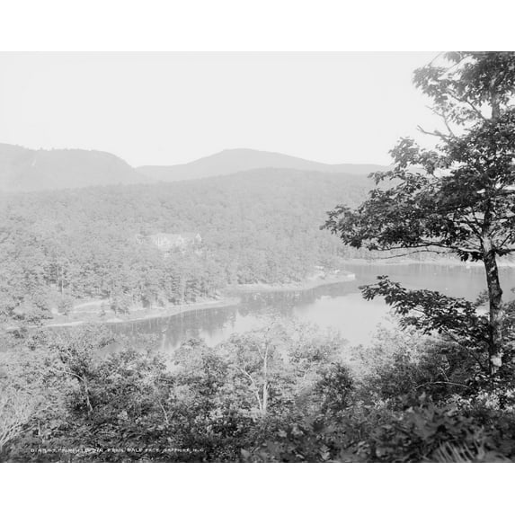 Print: Fairfield Inn From Bald Face, Sapphire, North Carolina, 1902