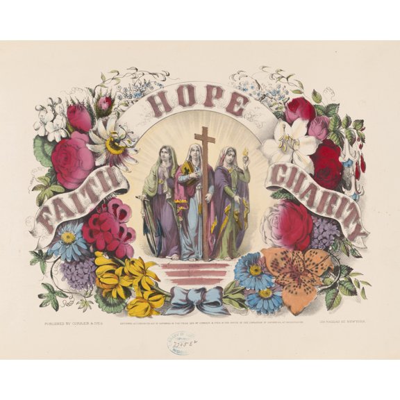 Print: Faith Hope Charity, 1874
