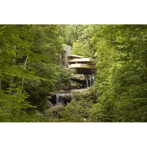 Print: Fallingwater, Also Known As The Edgar J. Kaufmann, Sr., Residence