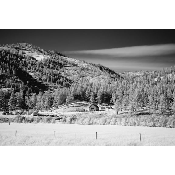 Print: Farm, Rural Wyoming, 2007