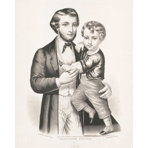 Print: Father's Pride, 1859