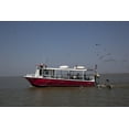 thumbnail image 1 of Print: Ferries, Boats And Oil Rigs All Co-Exist On Mobile Bay In Alabama, 1 of 4