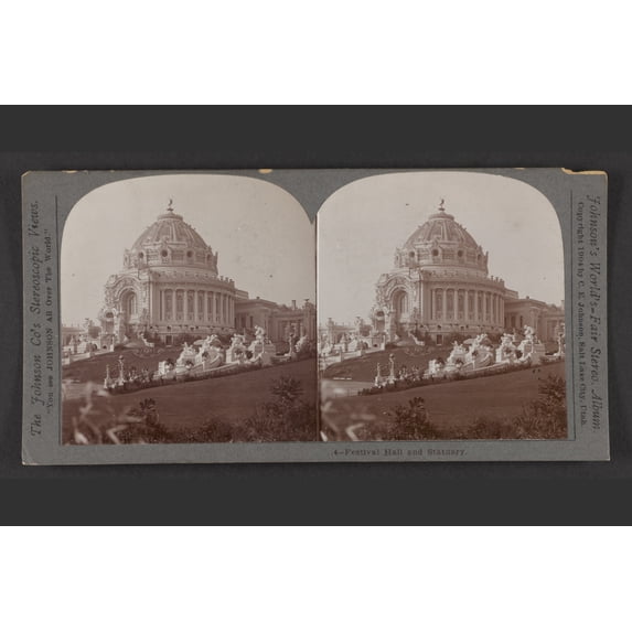 Print: Festival Hall And Statuary, 1904