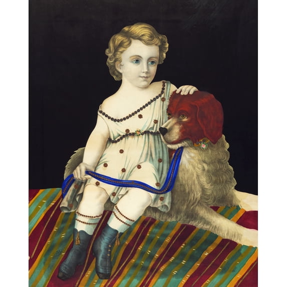 Print: Fidelity, Child with Dog