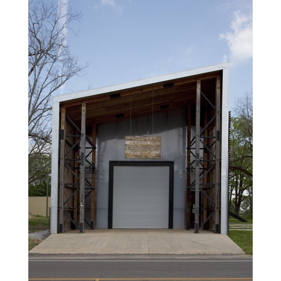 Print: Fire Department Designed By Rural Studio Architecture, Newbern