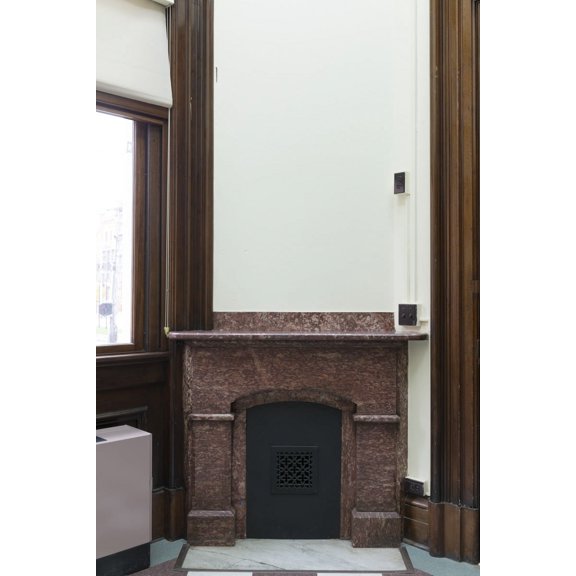 Print: Fireplace. U.S. Custom House, Portland, Maine, 2013