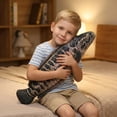 thumbnail image 1 of Print Fish Stuffed Animal, Long Decorative Pillow, Kids' Plush Toys Pillows, Birthday Gift for Daughter, 16X4 Inch Soft Simulated Snakehead Fish Plush Cushion for Bedroom Couch, 1 of 5