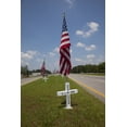 thumbnail image 1 of Print: Flags Fly For Gadsden Area War Veterans In Gadsden, Alabama, 2010, 1 of 4