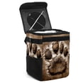 thumbnail image 1 of Print Foldable Mini Trash Can with Lid - Leak-Proof Car Garbage Can for Hanging Storage Bag, 1 of 1