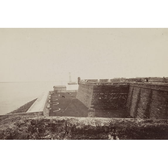 Print: Fort Marion, Saint Augustine, Florida, circa 1861, View 1