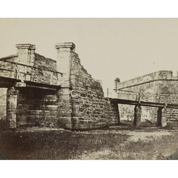 Print: Fort Marion, Saint Augustine, Florida, circa 1861, View 2