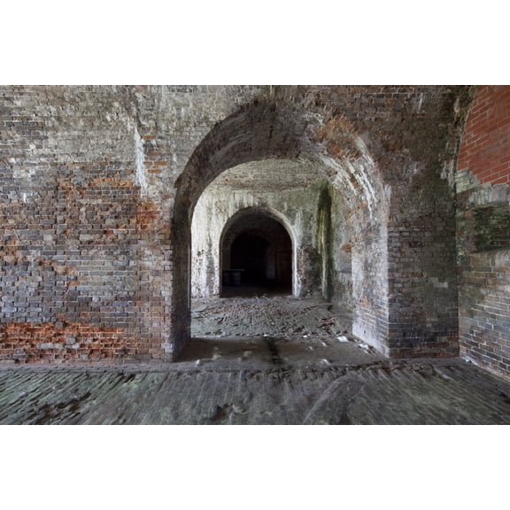 Print: Fort Morgan Is A Historic Fort At The Mouth Of Mobile Bay, Alabama