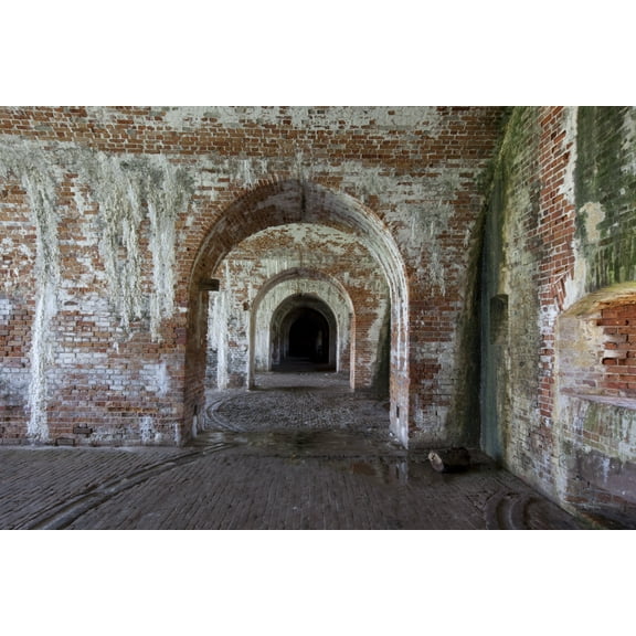 Print: Fort Morgan Is A Historic Fort At The Mouth Of Mobile Bay, Alabama