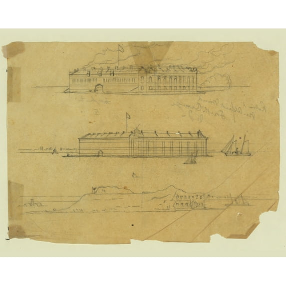 Print: Fort Sumter. Ix. 10