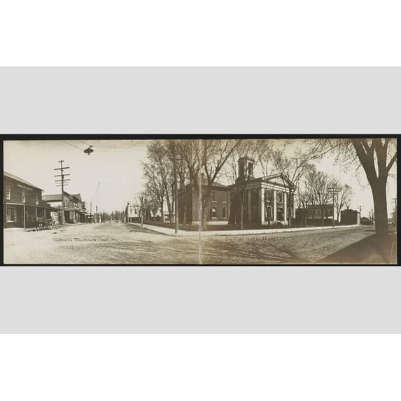 Print: Franklin Co. Courthouse, Union, Mo., 1908