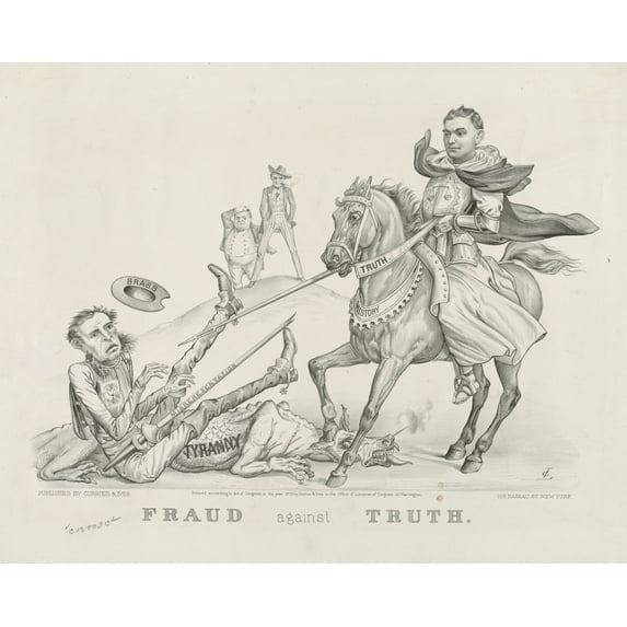 Print: Fraud Against Truth, 1872