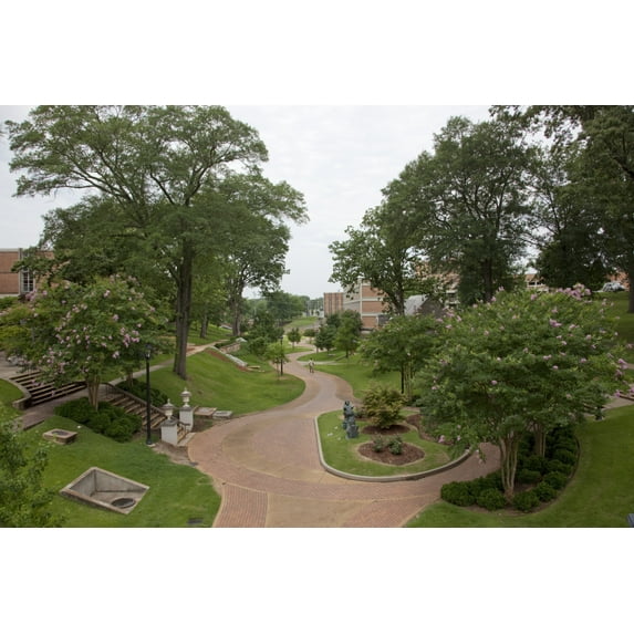 Print: Frederick Law Olmsted Designed The Landcaping, Ampitheatre And Art