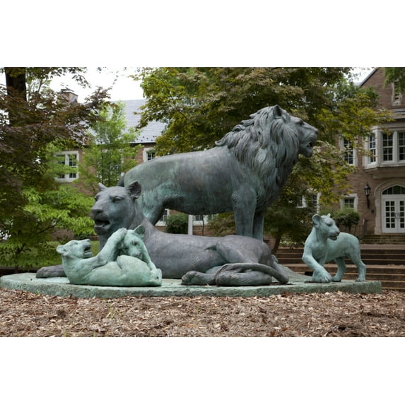 Print: Frederick Law Olmsted Designed The Landcaping, Ampitheatre And Art