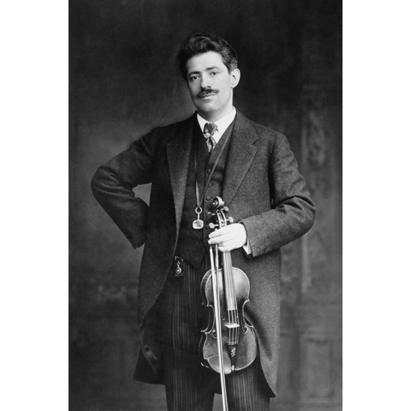 Print: Fritz Kreisler, Three-Quarter Length Portrait, Standing, Facing