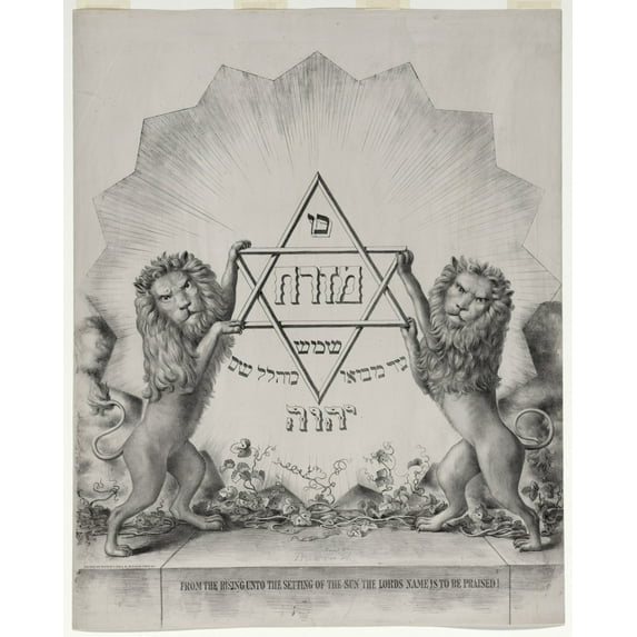 Print: From The Rising Unto The Setting Of The Sun The Lord's Name Is To