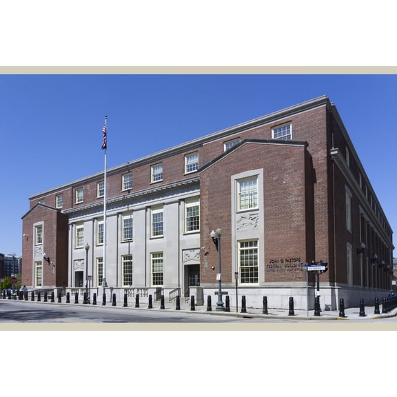 Print: Front Exterior, John O. Pastore Federal Building, Providence, Rhode