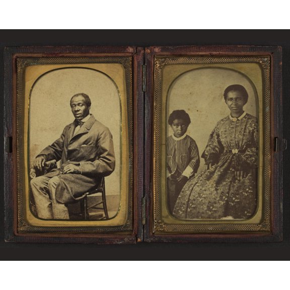 Print: Full-Length Portrait Of An Unidentified Woman, Seated, And