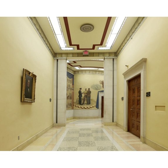 Print: Full View, Fifth Floor, Elevator No. 10, Department Of Justice