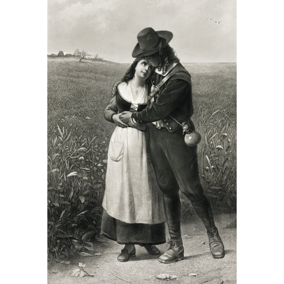 Print: Gabriel And Evangeline