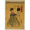 thumbnail image 1 of Print: Gaikokujin Yuko No Zu - Amerika Nyonin, 1861, 1 of 4