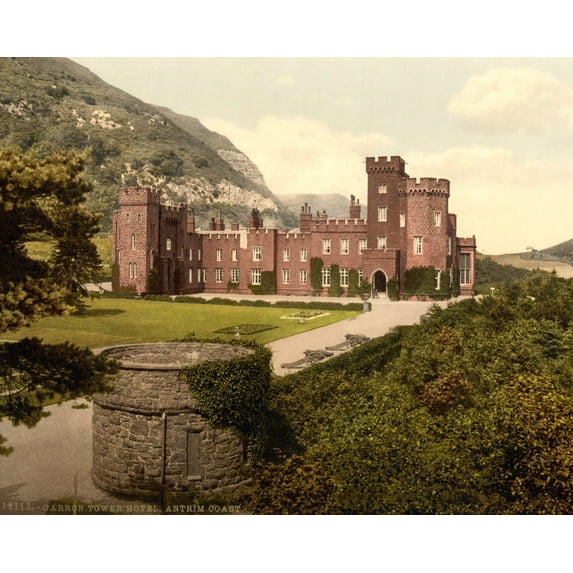 Print: Garron Tower Hotel. County Antrim, Ireland, circa 1890