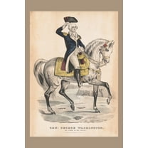 Print: Gen: George Washington, The Father Of His Country, circa 1835