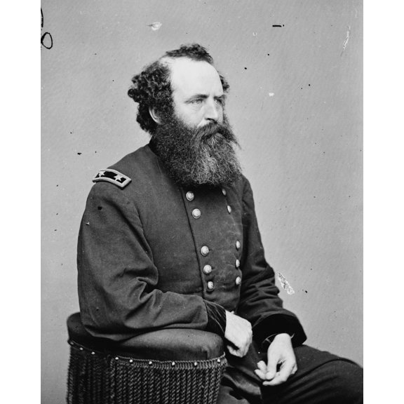 Print: Gen. R.B. Ayers, circa 1855