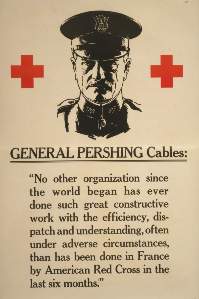 Print: General Pershing Cables No Other Organization Since The World ...