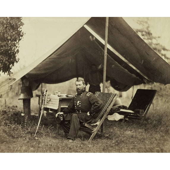 Print: General Philip Sheridan, circa 1861