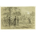 thumbnail image 1 of Print: General Warren Fortifying His Lines On The Weldon Road, 1864, 1 of 4