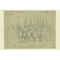 thumbnail image 1 of Print: Genl. Custer Presenting The Flags Captured In The Last Battle In, 1 of 4
