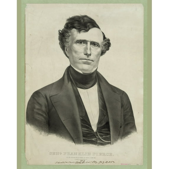 Print: Genl. Franklin Pierce, 1852