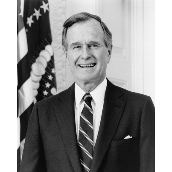 Print: George Bush, Half-Length Portrait, Facing Front, 1989
