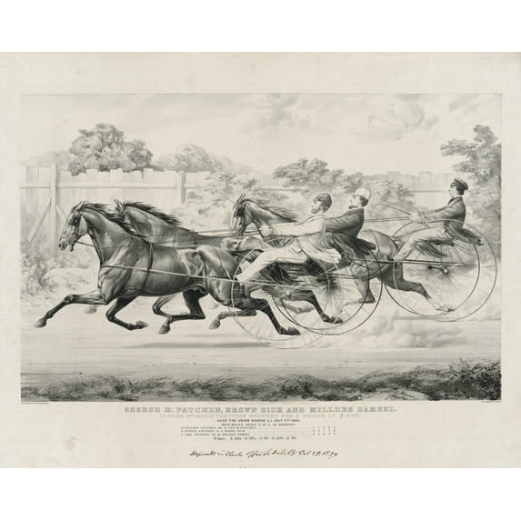 Print: George M. Patchen, Brown Dick And Millers Dansel: In Their Splendid