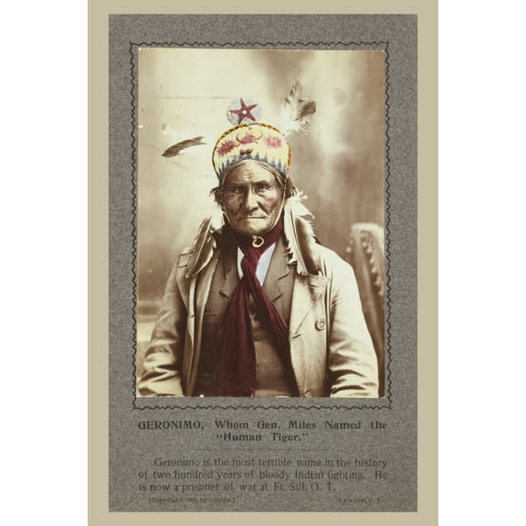 Print: Geronimo, Whom Gen. Miles Named The Human Tiger, 1903