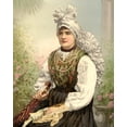 thumbnail image 1 of Print: Girls In Native Costume, Carniola, Austro-Hungary, circa 1890, 1 of 4