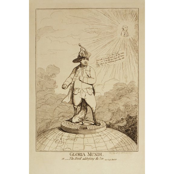 Print: Gloria Mundi, Or The Devil Addressing The Sun - Pare. Lost, Book