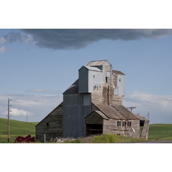 Print: Grain Elevator, Idaho, 2005
