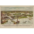 thumbnail image 1 of Print: Grand Birds-Eye View Of The Grounds And Buildings Of The Great, 1 of 4